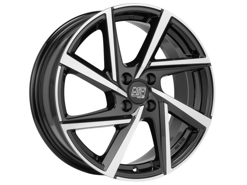 MSW 80-4 Gloss Black Full Polished J6 R15 4X100 ET35 CB63.3